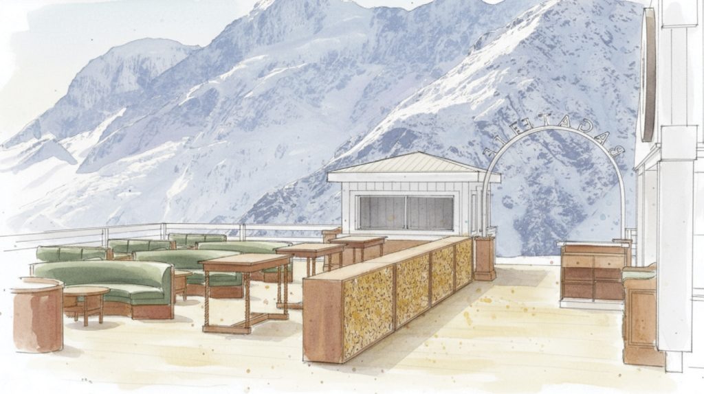 Bagatelle Courchevel dévoile son nouveau lounge d’altitude